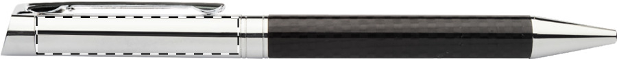 Ballpoint pen below clip - left handed