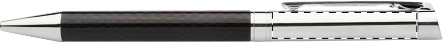 Ballpoint pen below clip - right handed