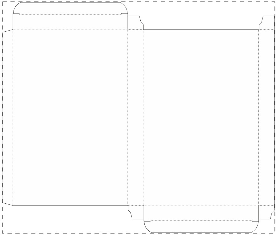 Custom paperboard box