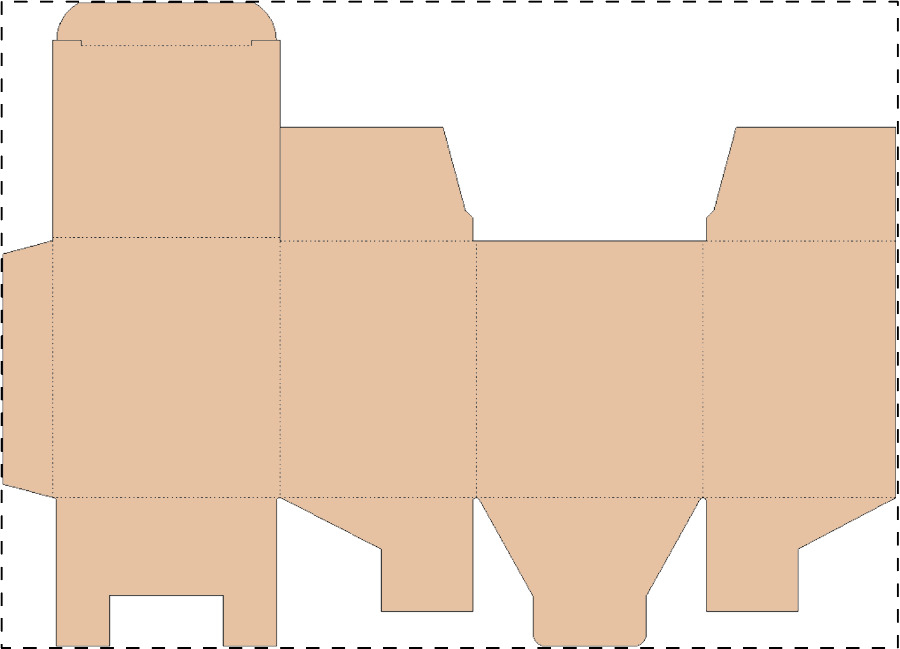 Custom kraft corrugated box