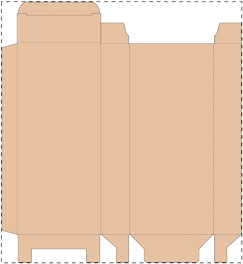 Custom kraft corrugated box