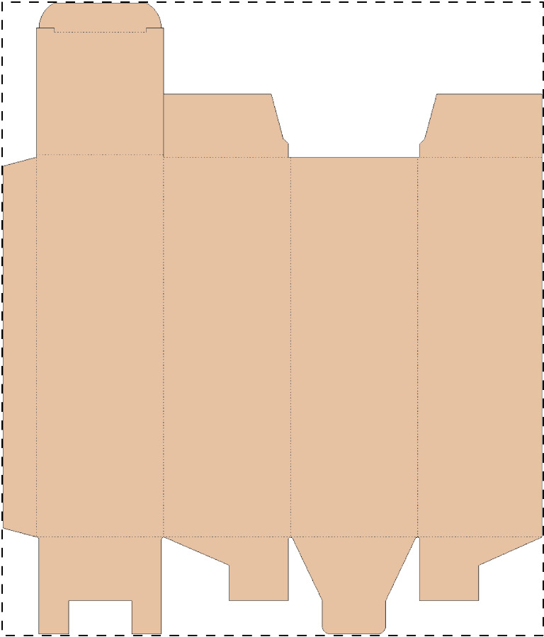 Individuelle Kraftwellpappschachtel