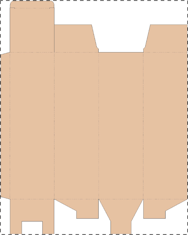 Individuelle Kraftwellpappschachtel