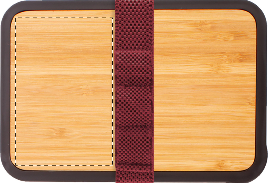 Top of box - left side