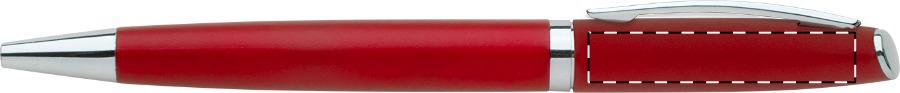 Ballpoint pen below clip - right handed