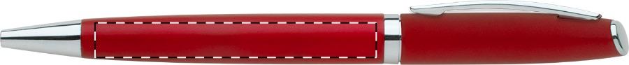 Ballpoint pen barrel - right handed