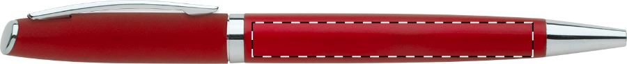 Ballpoint pen barrel - left handed