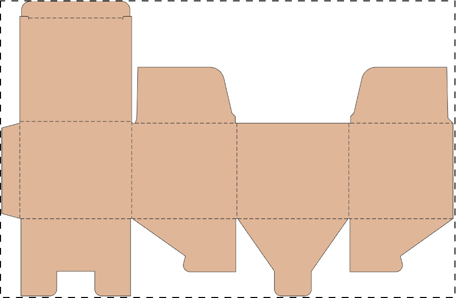 Custom kraft corrugated box