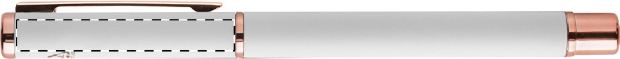 Roller pen below clip - right handed