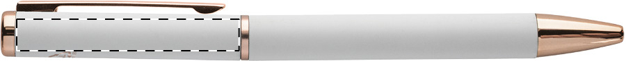 Ballpoint pen below clip - left handed