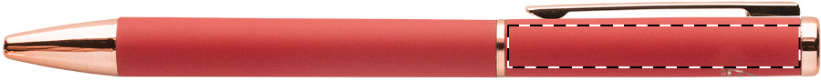 Ballpoint pen below clip - right handed