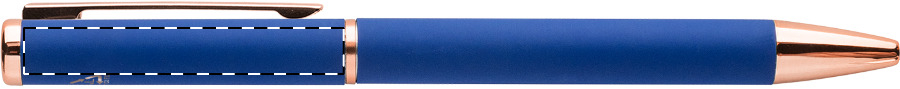Ballpoint pen below clip - left handed