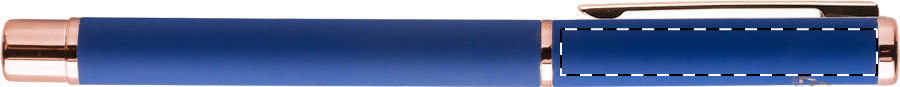 Roller pen below clip - left handed