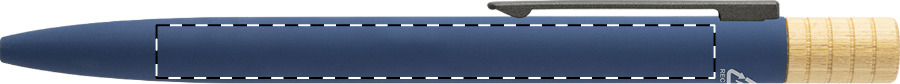 Ballpoint pen barrel - right handed