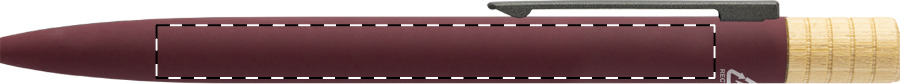 Ballpoint pen barrel - right handed