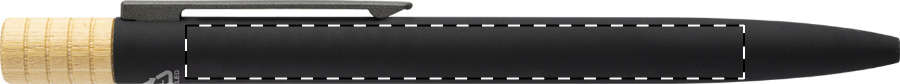 Ballpoint pen barrel - left handed
