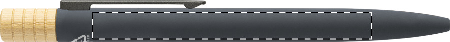 Ballpoint pen barrel - left handed