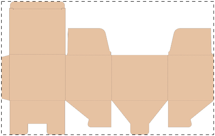 Custom kraft corrugated box