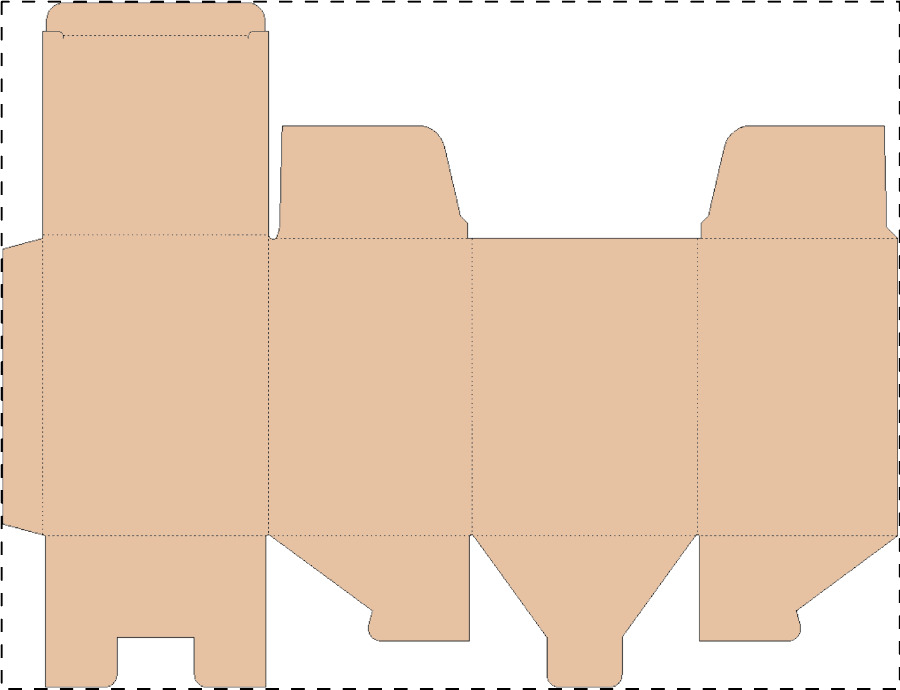Custom kraft corrugated box