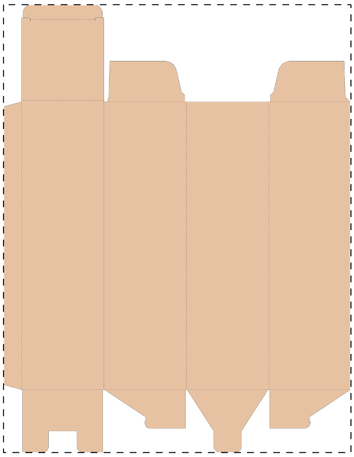 Custom kraft corrugated box