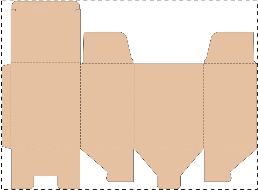 Custom kraft corrugated box