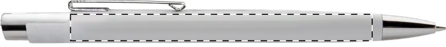 Ballpoint pen barrel - left handed