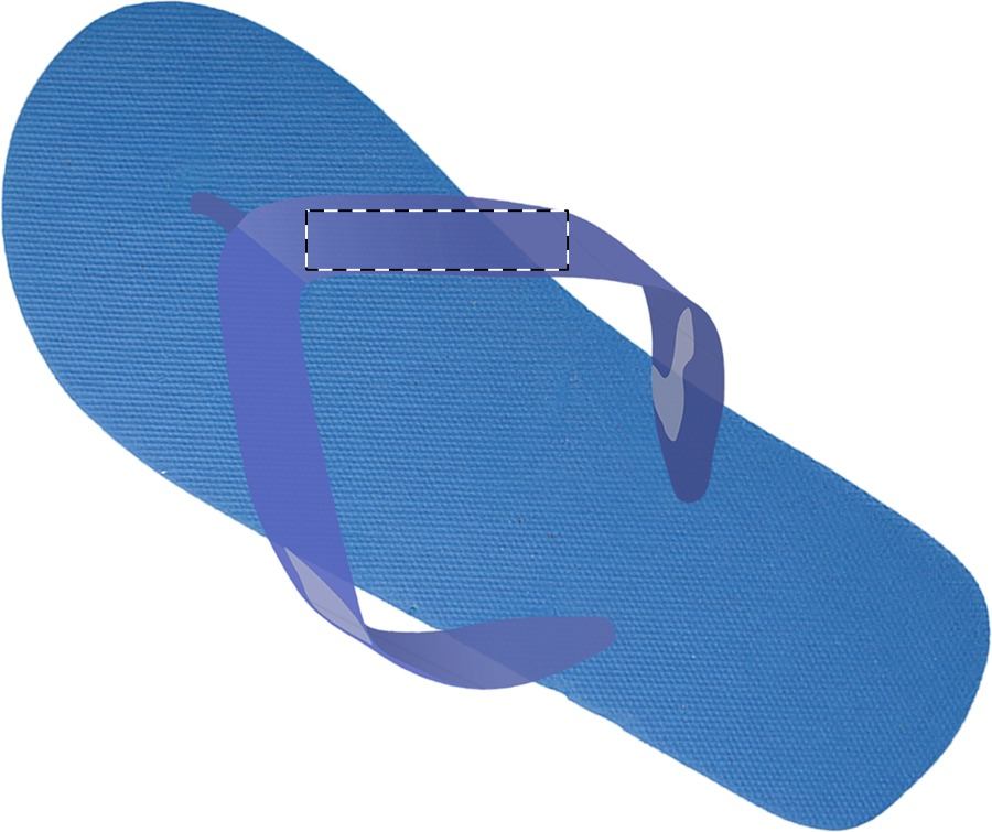Left slipper - right strap