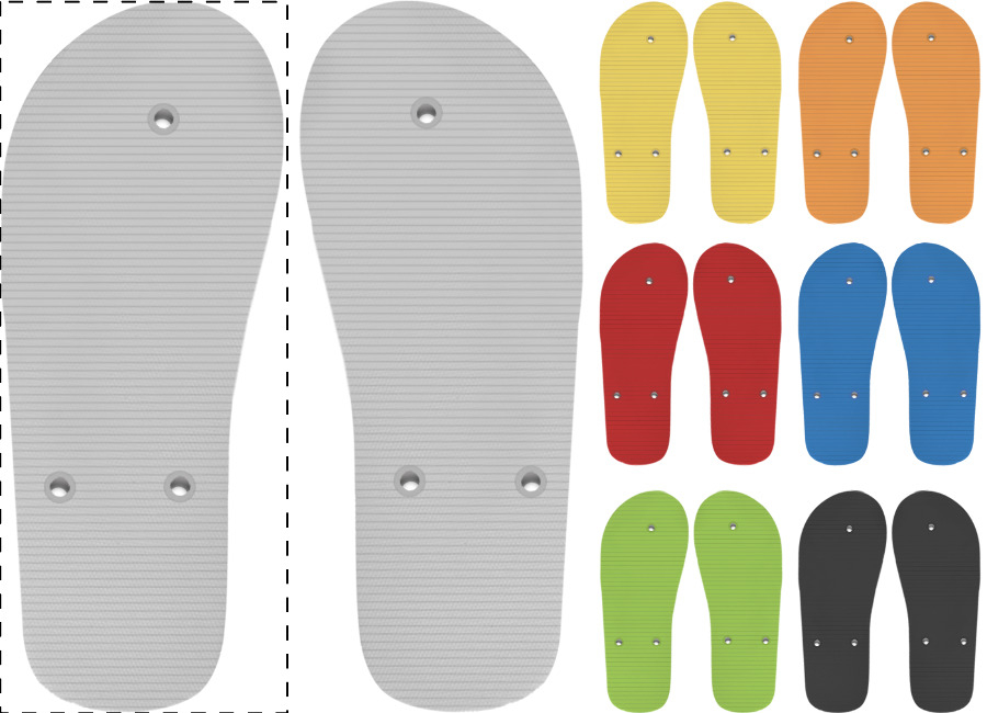 Left sole - bottom