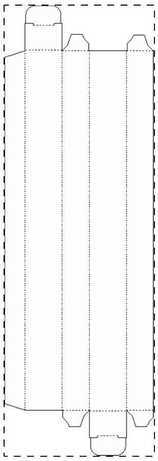 Custom paperboard box
