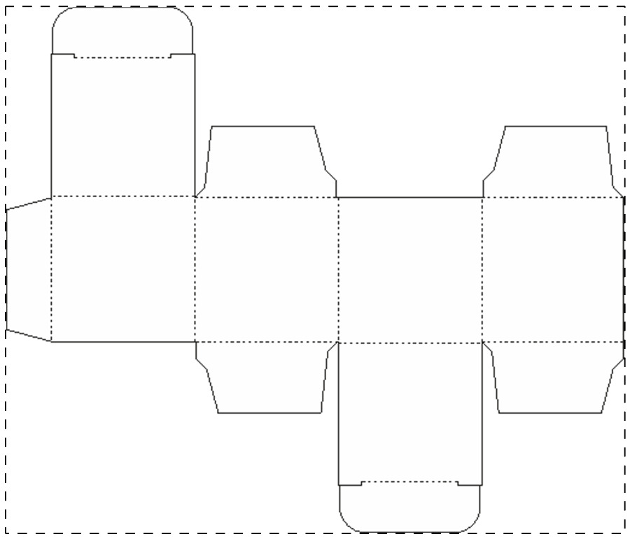 Custom paperboard box