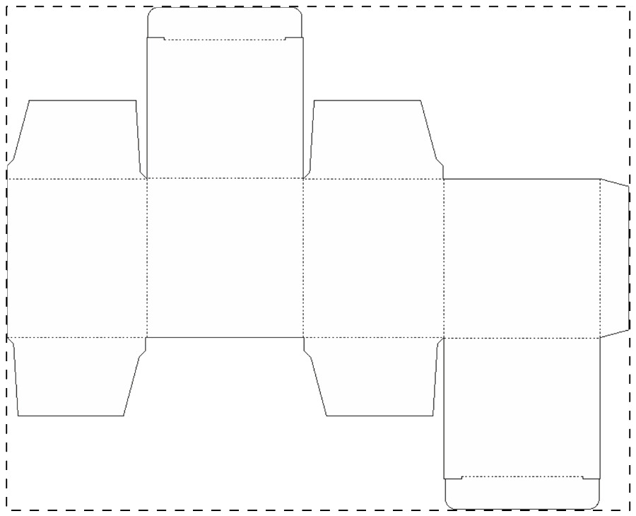 Custom paperboard box