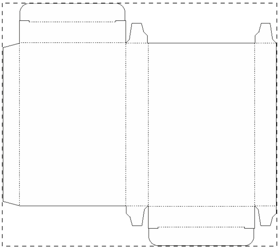 Custom paperboard box