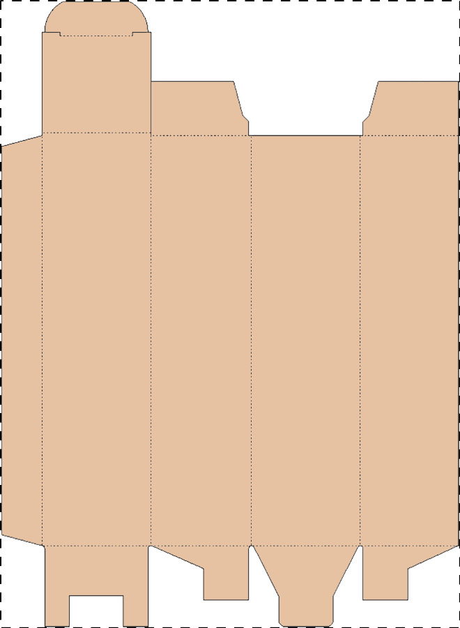 Custom kraft corrugated box