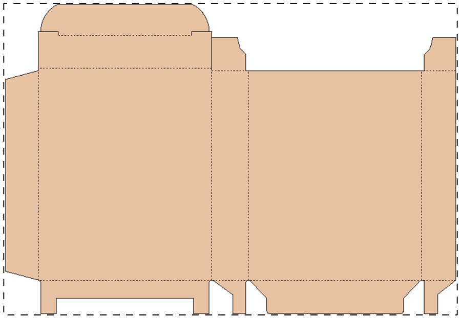 Custom kraft corrugated box