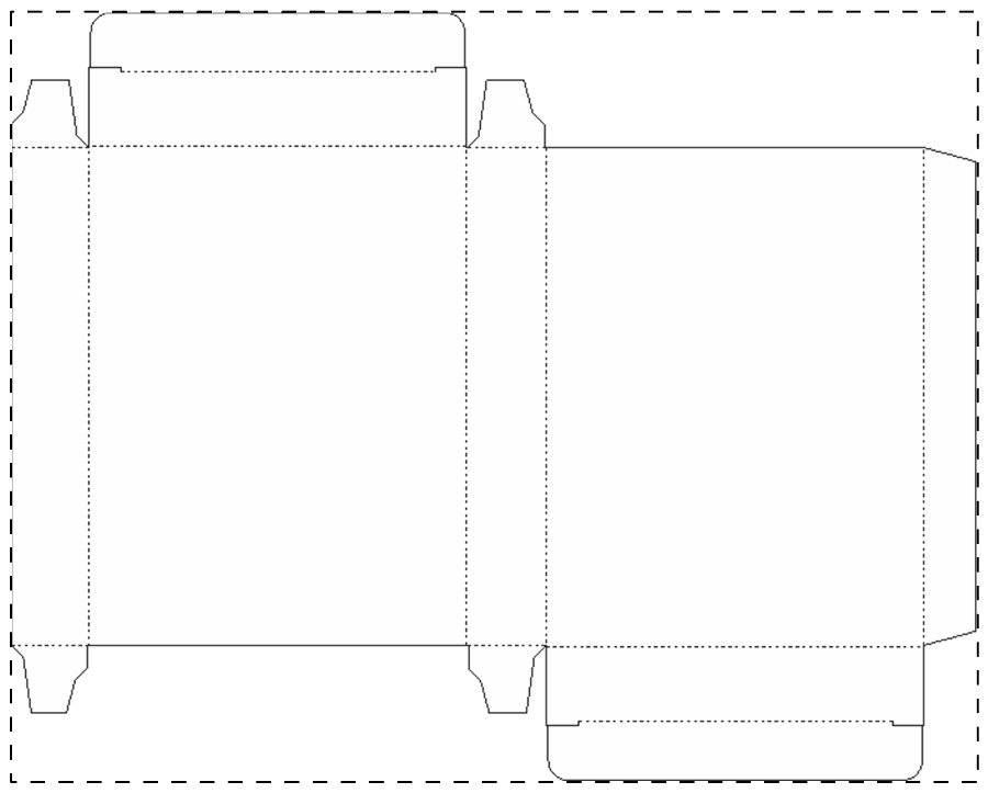 Custom paperboard box