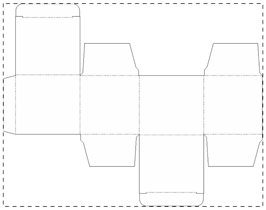 Custom paperboard box
