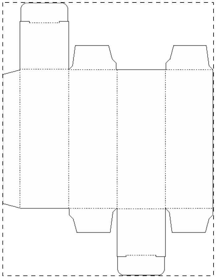 Custom paperboard box