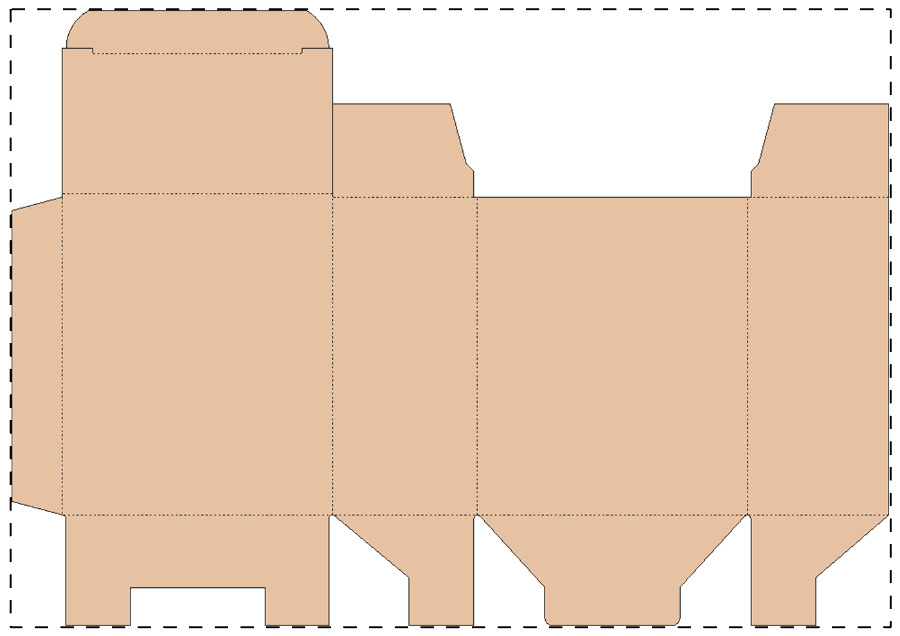 Custom kraft corrugated box
