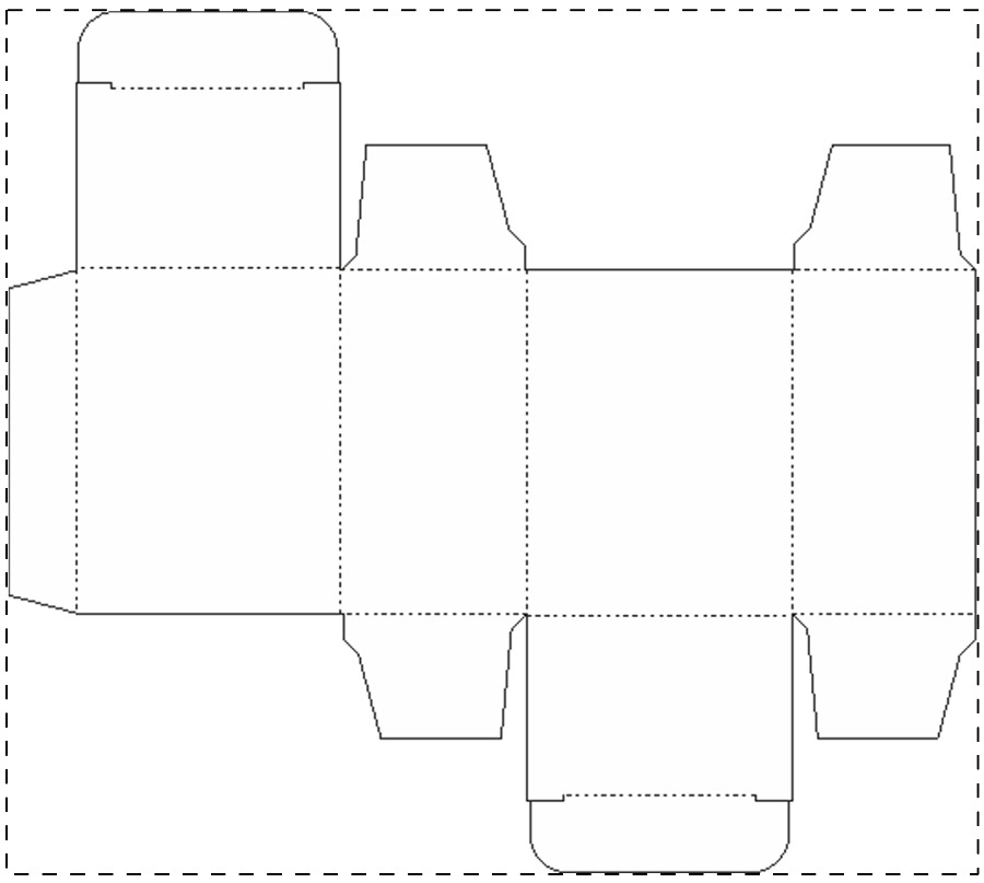 Custom paperboard box