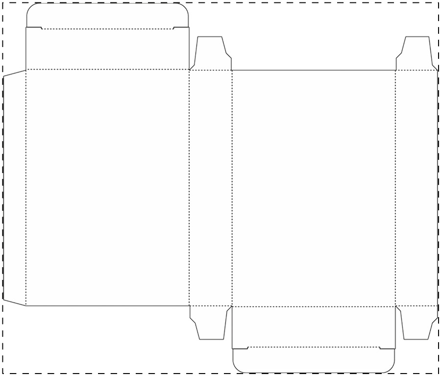 Custom paperboard box