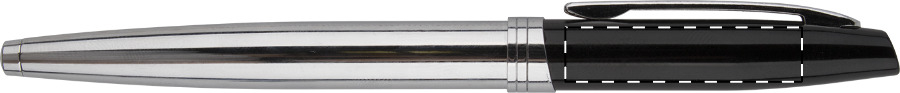 Roller pen below clip - left handed