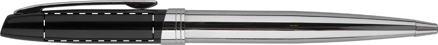 Ballpoint pen below clip - left handed