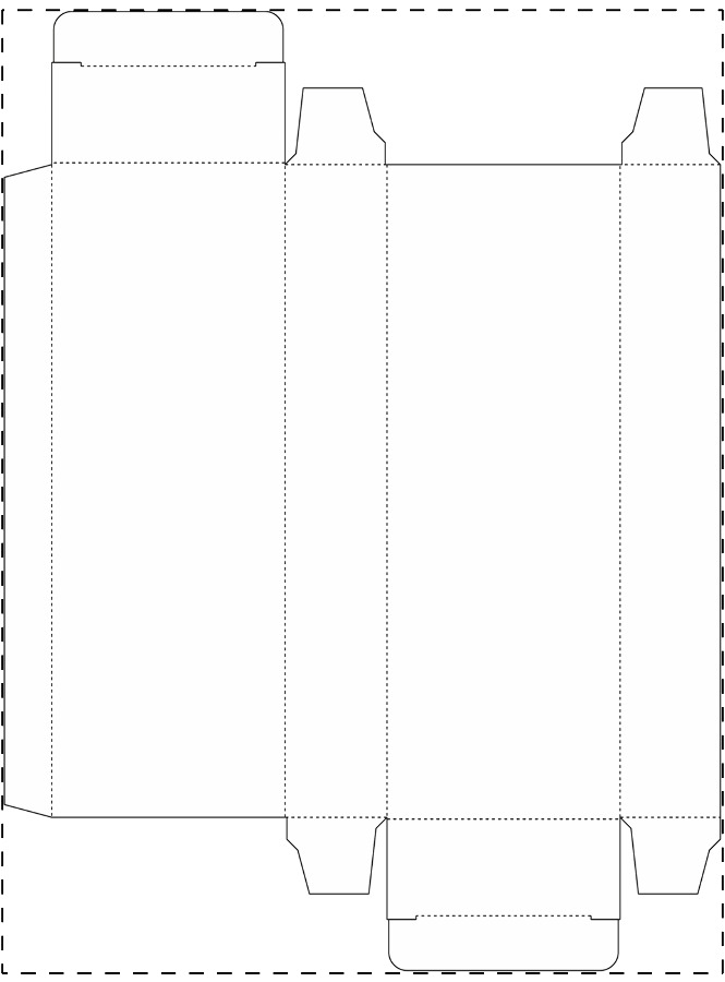 Custom paperboard box