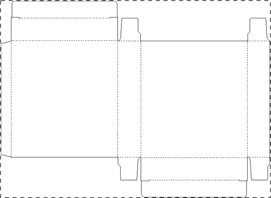 Custom paperboard box