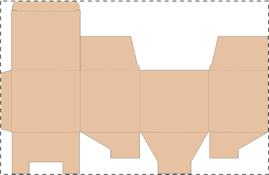 Custom kraft corrugated box