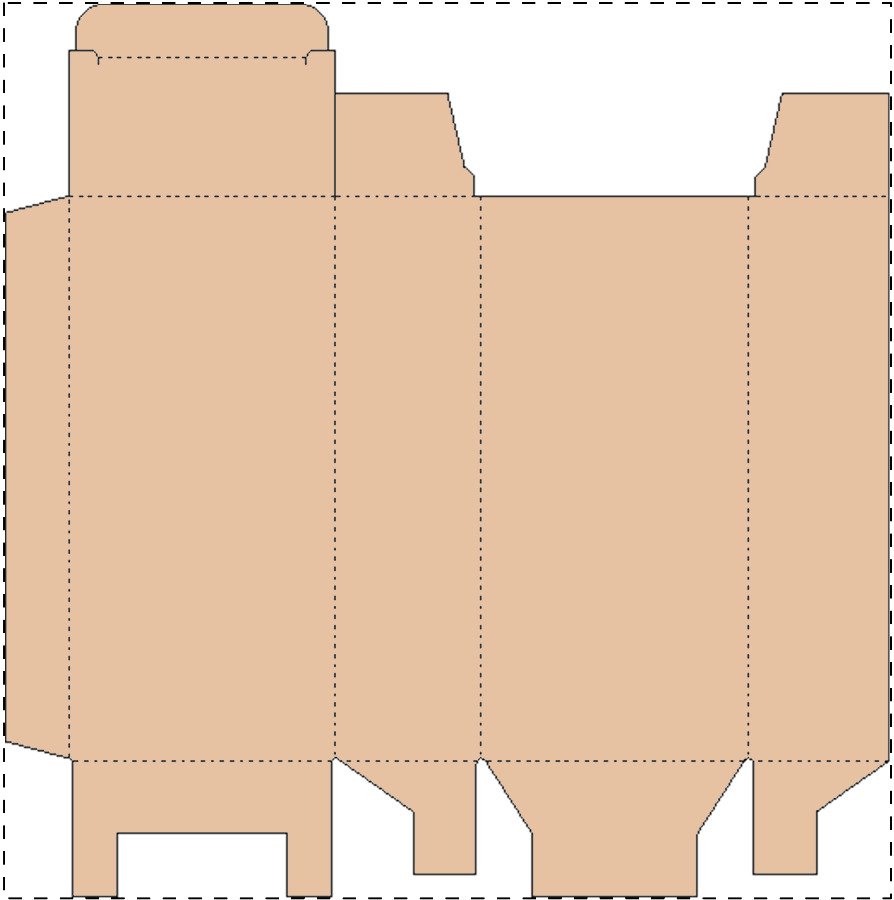 Custom kraft corrugated box