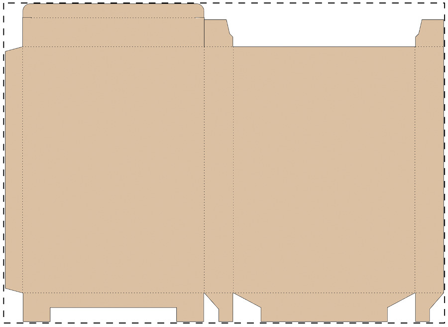 Custom kraft corrugated box