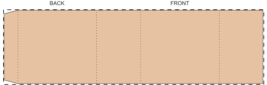Individuelle Kraftpapierhülle