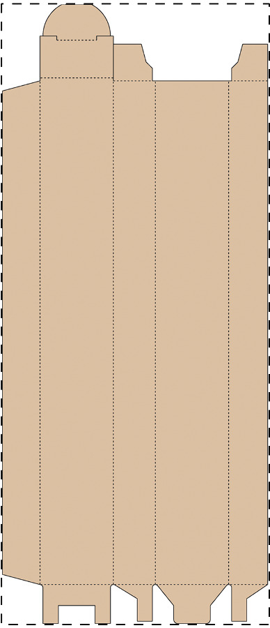 Custom kraft corrugated box
