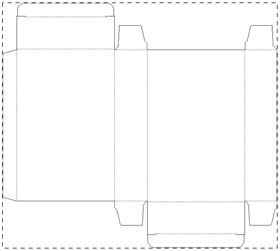 Custom paperboard box